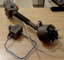 Simchair MKIII I2C single engine collective lever