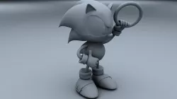 Sonic the hedgehog with ring