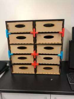 Storage Drawers  10 drawers - laser cut