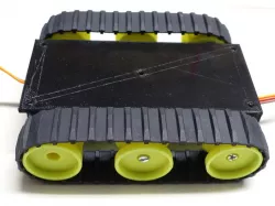 Tank Base for Lego rubber tracks