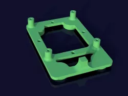 The Mag-Pi : Magnetic Raspberry Pi Mounting Plate