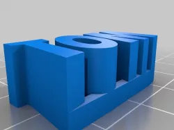 TOM name plate