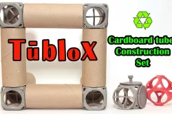 Tublox Cardboard Tube Construction Set
