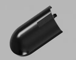 TV remote control back cover Xoro HRC 9000+