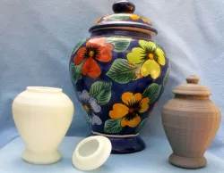 Vase with Lid     