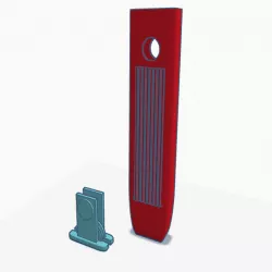 vertical window blinds handle