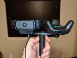 Vive Tracker + Webcam mount