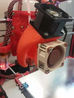 volcano 40mm cooling fan and E3DV6 40mm fan 