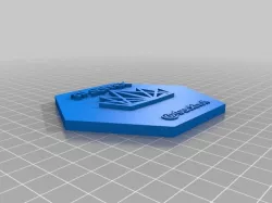 3DPrinting Community Hex Mural - 3D Queen