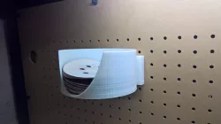 5" sanding disc pegboard holder