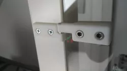 Acrylic Glass Holder and Door Hinge (IKEA Lack Enclosure)
