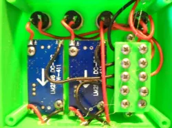 adjustable multi voltage power box for the stacker and trommel