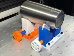 Adjustable V-Block Workholder for Cylindrical, Conical, and Odd Shapes