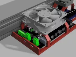 AM8/2020/2040 MKS Gen 1.4 Airflow-Optimized Open Body Case and MOSFET Mount W/40mm/60mm/80mm Fans 