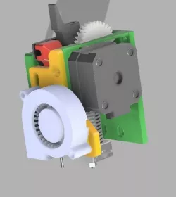 Anet A8/AM8 E3D Direct drive baseplate for Pitan Extruder