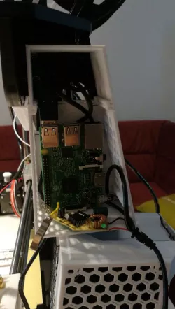 Anet A8 Housing right for Raspberry Pi 3 Octoprint Logo