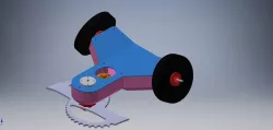 Antweight Horizontal Bar Spinner - Tiger Shark V4
