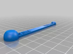 Aquarium feeding spoon