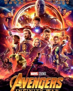 Avengers Infinity War/Guantlet main poster litho