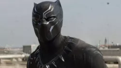 Black Panther Civil war litho poster