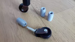 Caster wheel inserts