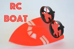 Cheap 3D Printed RC Airboat