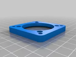 CR-10 50mm to 40mm Adapter for internal cooling mount