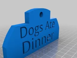 Dogs Ate Sign