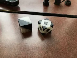Dual Extrusion Calibration Cubes