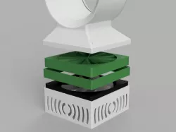 Fan Static Pressure Booster for Desktop Bladeless Fan
