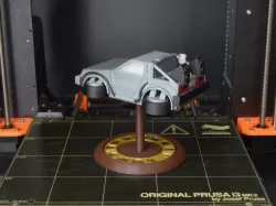 Flying DeLorean (multi-material remix)