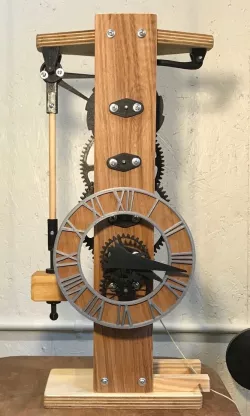 Galileo escapement clock