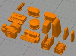 Gaslands/Car Wars/Diecast motors, engines and vents