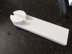 Ice cream maker lever