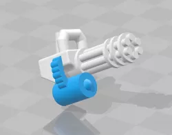 Lego Minigun + Ammo drum
