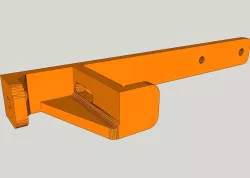 Meanwell NES-150 Mount for Tevo Tornado Standalone Mod