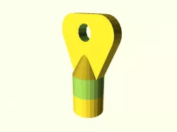 Multi-purpose Triangle Key
