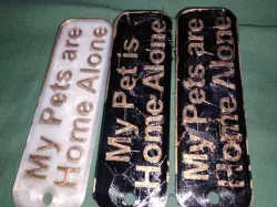 My Pets are Home Alone Keychain