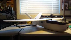 Nano Talon wing mounting parts - no dihedral, flat wing