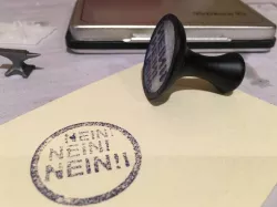 nein stamp