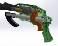 Nerf SplitFire Homemade / 3D printed Replica