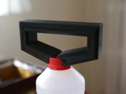 Opener for bottle with safety lock