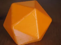 OpenSCAD Customizable Rounded Icosahedron