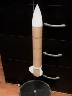 paper towel rocket 