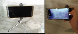 Phone camera grip