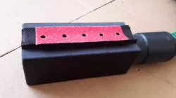Profile sanding blocks with dust extraction