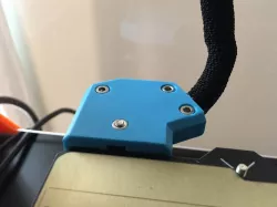 Prusa i3 MK3 angled heatbed cable cover
