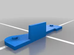Simple Filament Spool Holder using standard  608zz skateboard bearings