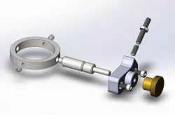 Spindle lock for PM25MV mill