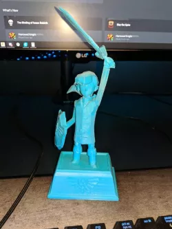 Statue of The Hero (Sliced, Alt Base)